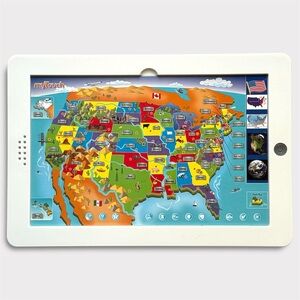 Lakeshore Touch & Learn USA Map Interactive Tablet Educational Toy